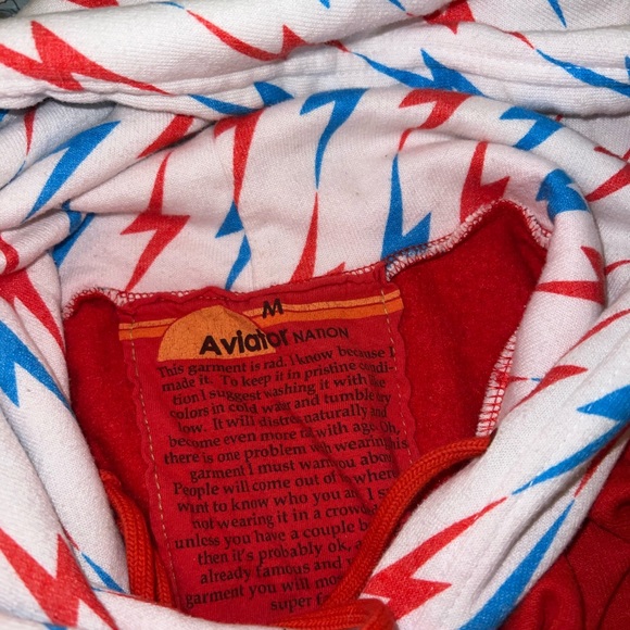 Aviator Nation - Fourth of July Relaxed Crop Pull Over Hoodie 🇺🇸 - Picture 7 of 9